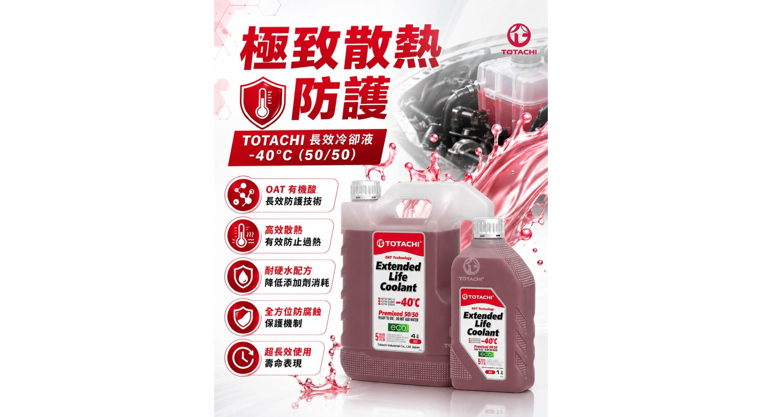 當引擎長時間處於高溫與高負荷運轉時 冷卻系統的穩定性就變得格外重要